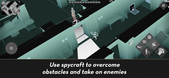 Sử dụng thiết bị gián điệp để vượt qua chướng ngại và hạ gục kẻ thù