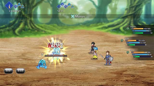 Hệ thống chiến đấu theo lượt độc đáo