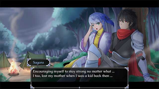 Xem các cuộc đối thoại theo phong cách visual novel