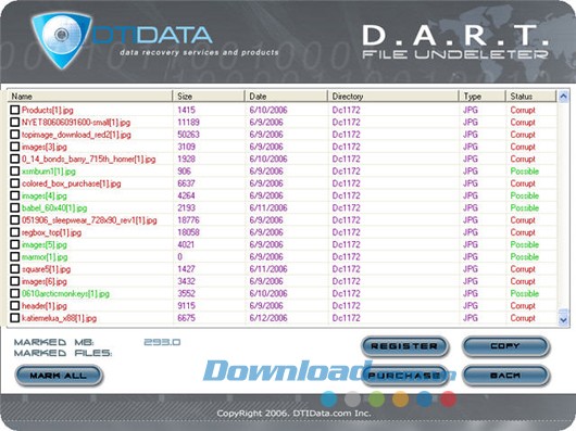 D.A.R.T. File Undelete