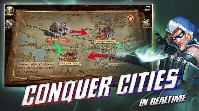 Chinh phục các thành phố trong thời gian thực