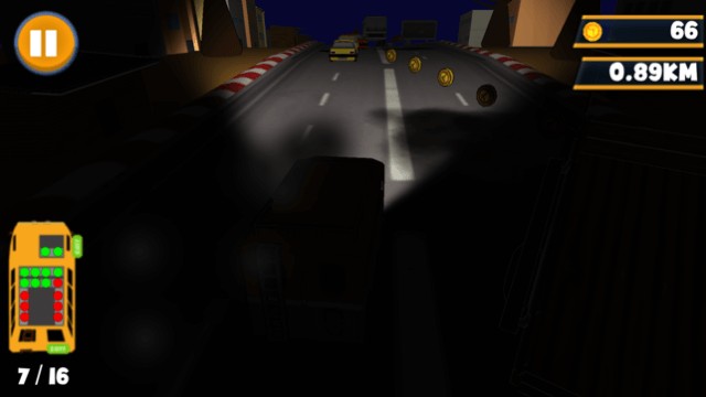 Lái xe trong chế độ ban đêm