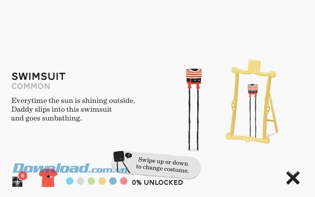 Mở khóa trang phục cho nhân vật trong game Daddy Long Legs