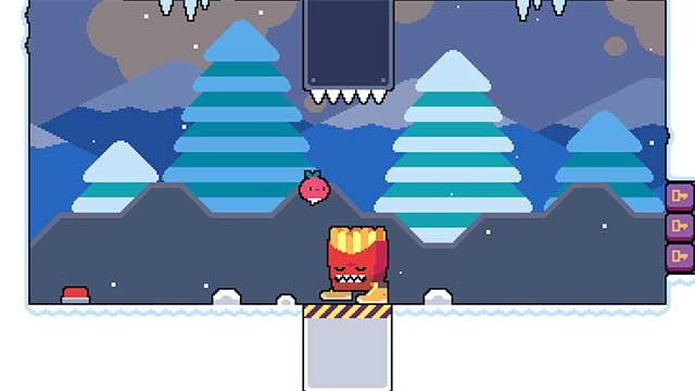 Dadish game có 4 tên boss dữ tợn đang chờ củ cải hồng đến tiêu diệt