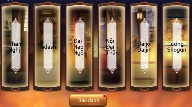 Tiến Kinh Thượng Lạc có 6 khu thi đấu