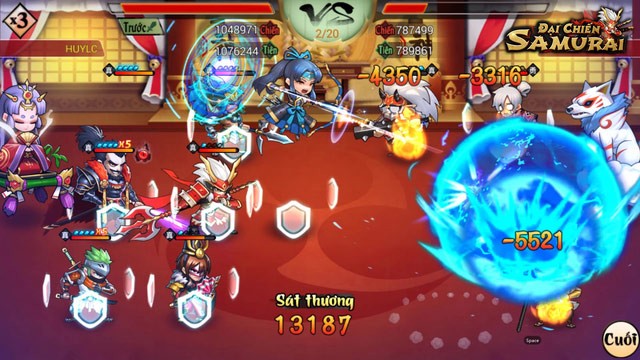 Game thẻ bài Đại Chiến Samurai VNG