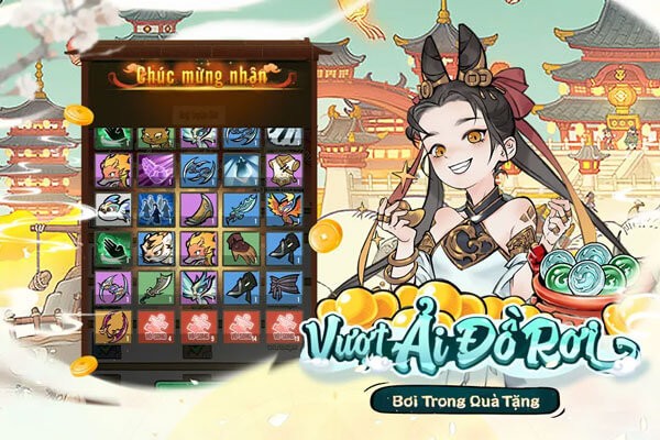 Vượt ải rơi đồ, bơi trong quà tặng