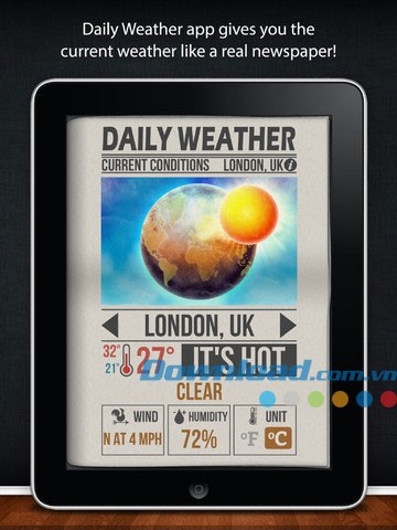 Daily Weather HD for iPad