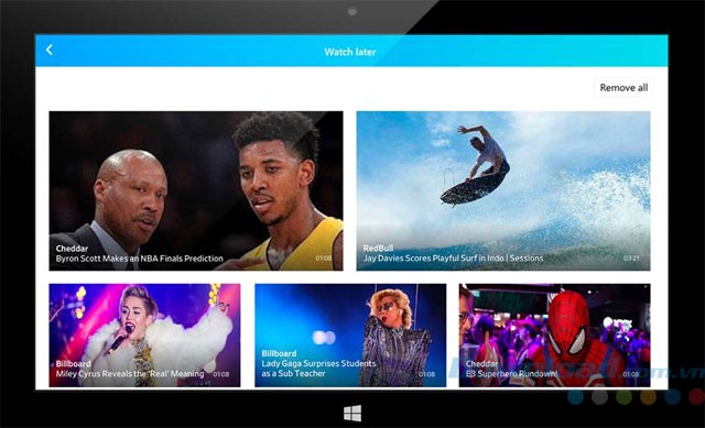Kho video miễn phí