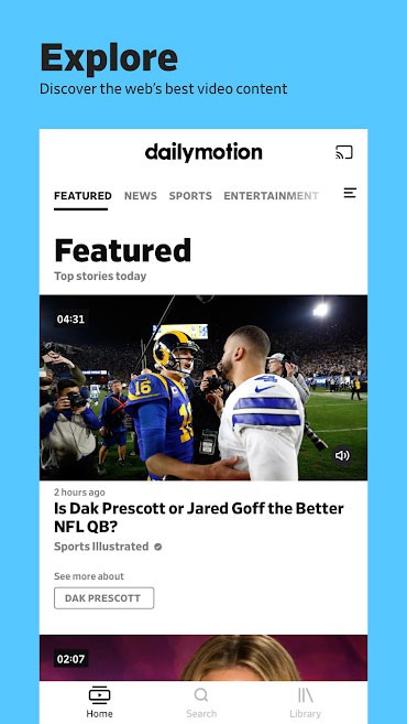 Khám phá kho video hot Dailymotion