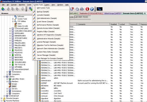 Dameware NT Utilities