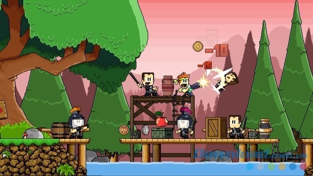 Game hành động đi cảnh cổ điển Dan The Man