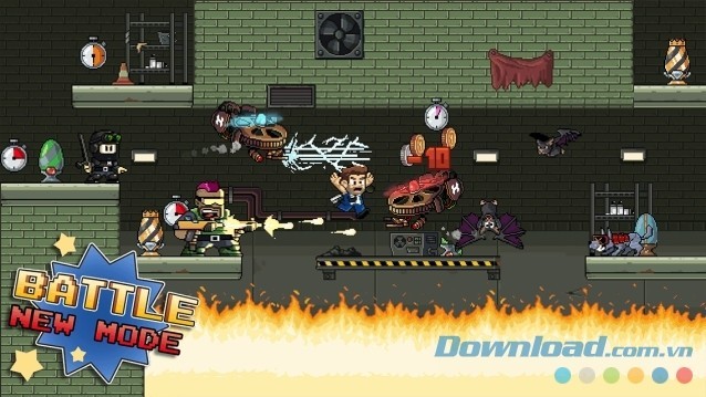 Tiêu diệt kẻ thù để giải cứu ngôi làng quỷ ám trong Dan The Man