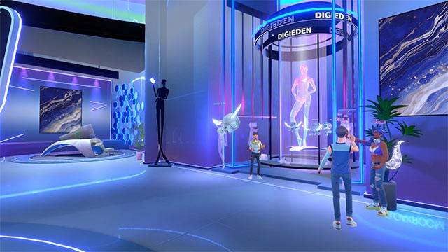 Nhảy một mình hoặc tương tác với người chơi Dance Eden VR khác