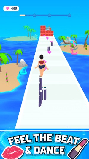 Dancing Heels là một game âm nhạc kết hợp với người chạy thú vị