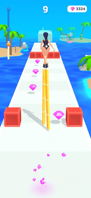 Dancing Heels là game người chạy kết hợp âm nhạc thú vị