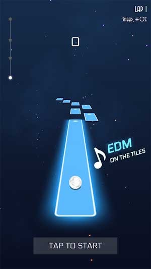 Điều khiển bóng nhảy trên một con đường dài bất tận