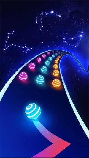 Cố gắng đạt điểm số cao trong Dancing Road