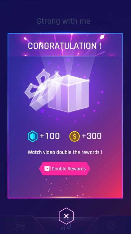 Thu thập xu và hộp quà trên đường đi