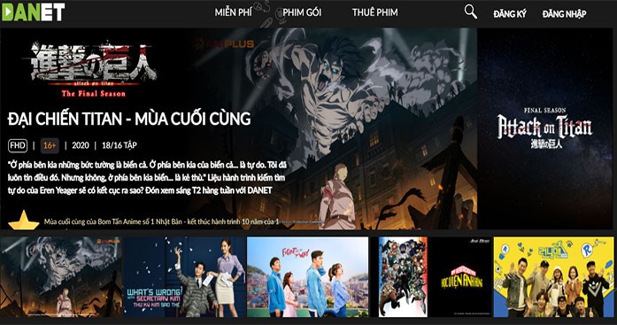 Kho phim chất lượng Danet