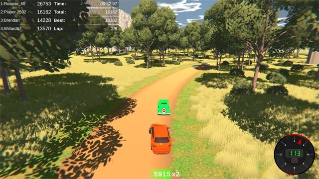 Chinh phục các cung đường rừng núi, sa mạc, đô thị, đầm lầy... trong game Dangerous Drift