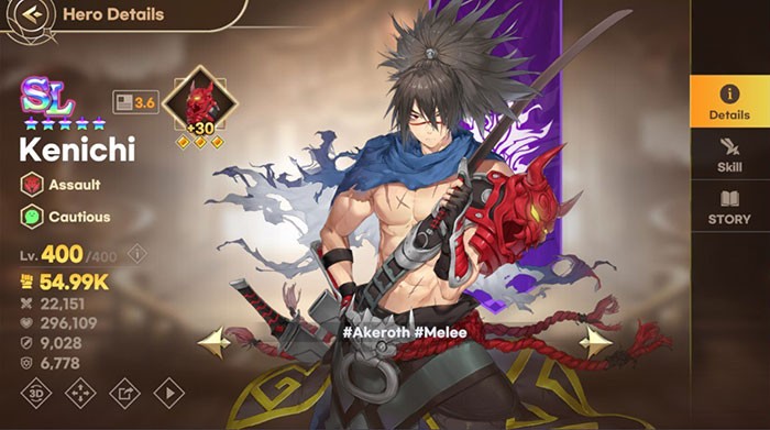 Kenichi trong Demian Saga