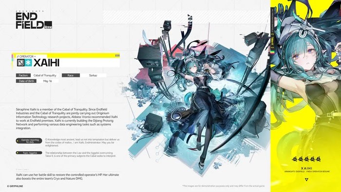 Xaihi trong Arknight Endfield