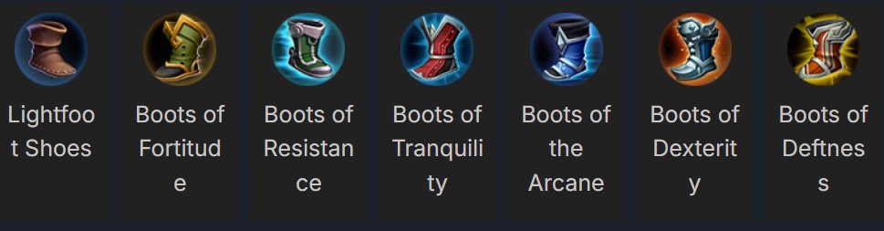 Trang bị di chuyển trong Honor of Kings