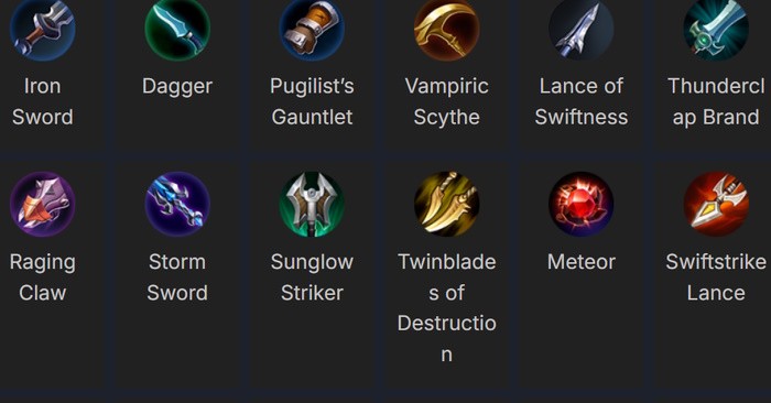 Danh sách Trang Bị & Chỉ Số trong Honor of Kings | Hướng Dẫn Chi Tiết