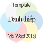 Mẫu Danh Thiếp Đẹp, Chuyên Nghiệp - Template Word, PowerPoint