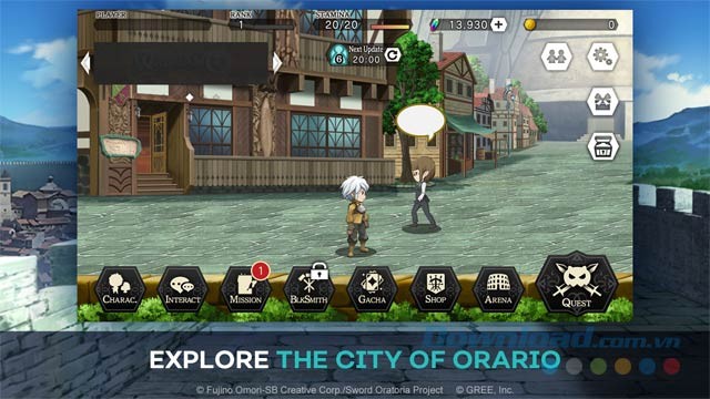 Khám phá thành phố Orario