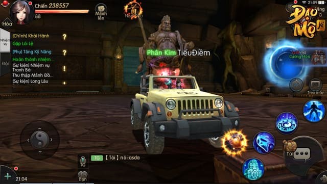 Giao diện game Đạo Mộ Ký cho Android