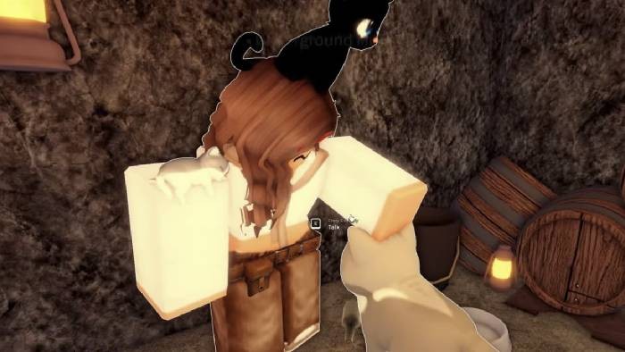 NPC Crazy Cat Lady trong Roblox Fisch