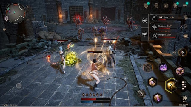 Đối mặt quái vật và trùm từ nhiều khu vực khác nhau