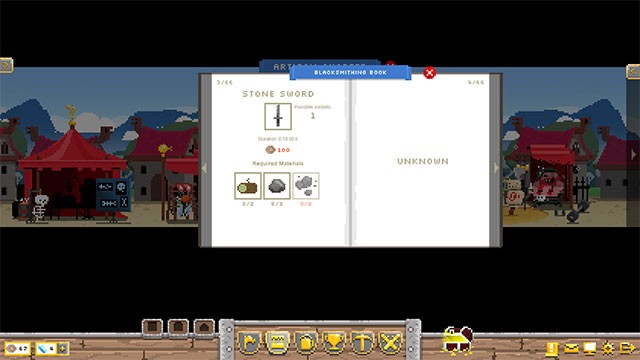 Chế tạo vũ khí và áo giáp từ nguyên liệu khai thác được