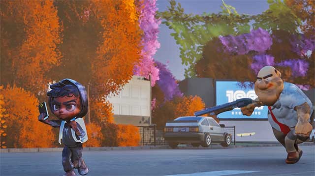 Dark Neighbors là game hành động vui nhộn với đồ họa phong cách hoạt hình