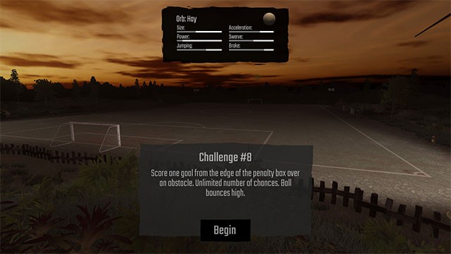 Dark Roll: Free Kick Challenge đưa ra nhiều thử thách tương ứng với các vị trí sút phạt khác nhau