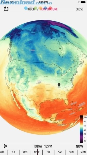 Xem bao quát nhiệt độ toàn cầu