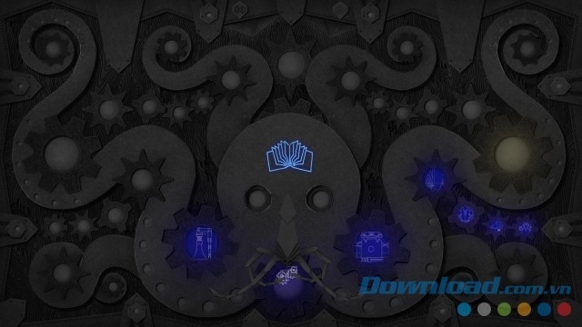 Điều khiển xúc tu trong game phiêu lưu giải đố Dark Train cho Windows và Mac