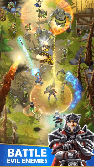Chiến đấu với các kẻ thù độc ác trong game Darkfire Heroes