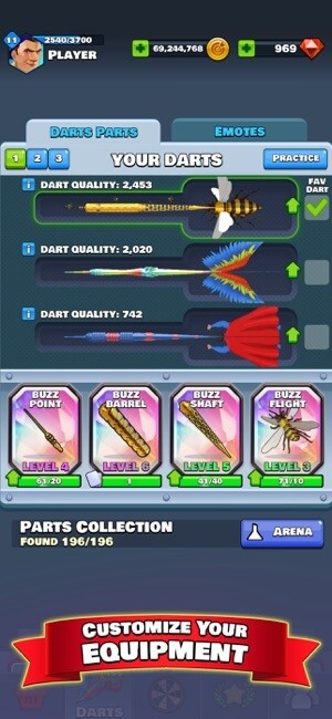 Tùy chỉnh các trang bị của bạn