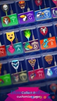 Darts of Fury cho Android bộ sưu tập huy hiệu phong phú