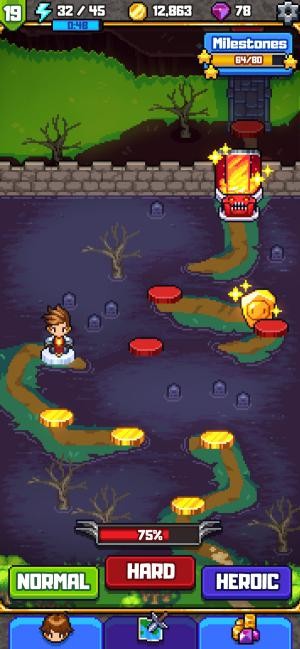 Nhiều cấp độ khó khác nhau