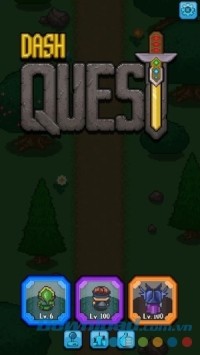 Game hành động Dash Quest cho Android
