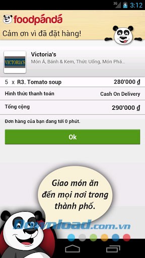 Đặt món ăn online for Android