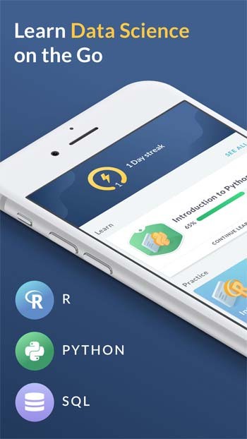 Học khoa học dữ liệu mọi lúc mọi nơi với DataCam cho iOS
