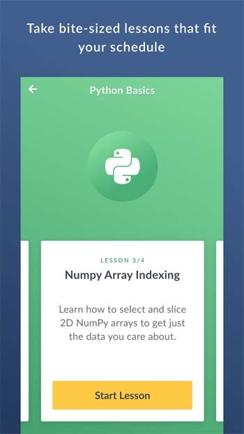 Tham gia các bài học được chia nhỏ, phù hợp với lịch trình của bạn