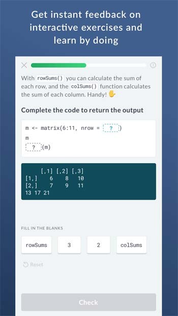 Nhận phản hồi trong các bài tập tương tác ngay lập tức