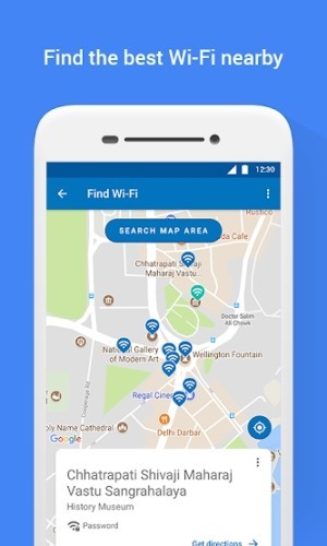 Tìm wifi gần nhất có sẵn