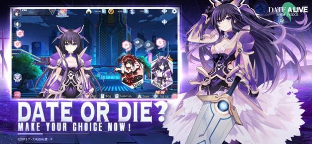 Lựa chọn và hẹn hò trong game hẹn hò anime tuyệt đẹp Date A Live: Spirit Pledge